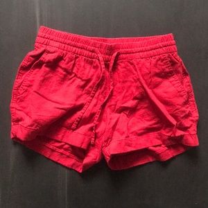 Ruby red Old Navy cotton shorts